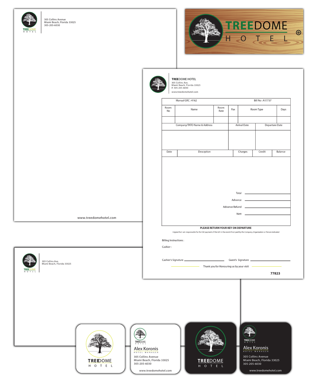 TreeDome Hotel - Corporate ID